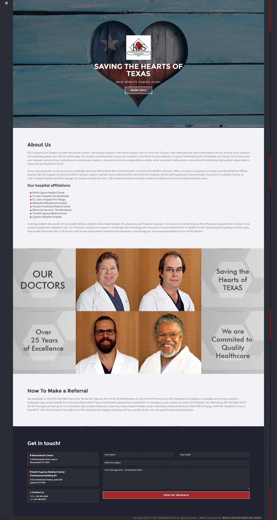 Web Design Portfolio - KPS Surgery