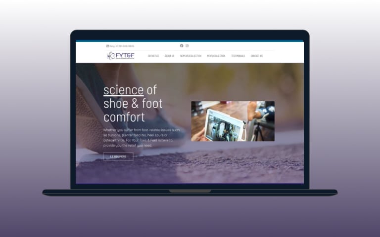 For Your Toes and Feet Portfolio