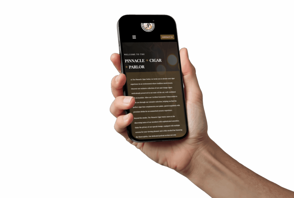 responsive mobile website on i phone