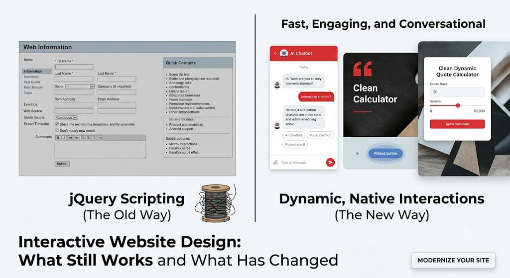 Interactive Website Design Creates Conversation